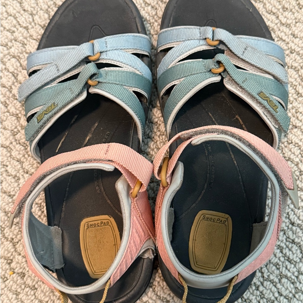 Teva Tirra Hiking Sandals - Pink & Blue - Picture 5 of 8